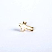 Lapel Pin Cross Gold Pack of 6