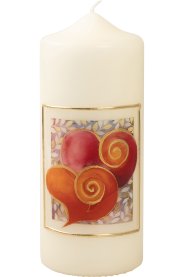 ArtistCandle Love H 15 cm D 6 cm
