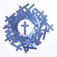 God Loves You Blue Pocket Cross - Pack of 200