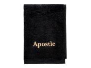Pastor Towel Apostle Black Cotton
