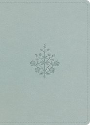 ESV Large Print Value Personal Size Bible (TruTone, Blush Rose, Fleur-de-lis Design)