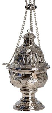 Nickel Plated Thurible H 24 cm