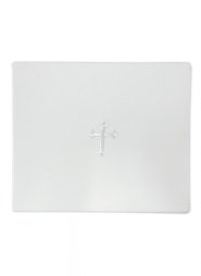 New 16" x 16" Purificator - Polycotton - White Cross Design