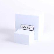 Badge Engraved Contemporary Apostle Silver Magnetic