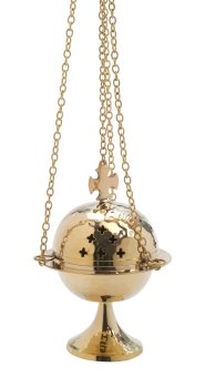 Thurible with Cross H 15 cm