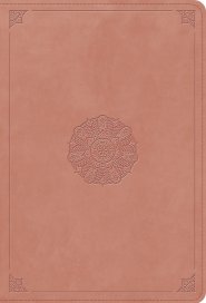 ESV Giant Print Value Thinline Bible (TruTone, Blush Rose, Fleur-de-lis Design)