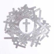 Amazing Grace Silver Pocket Cross - Pack of 1000