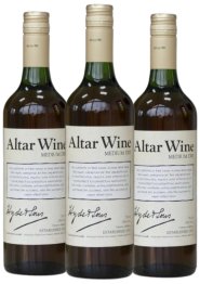 Pack of 3 Hyde Medium Dry Altar Wine