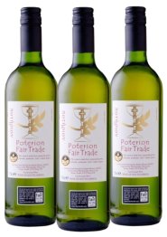 Pack of 3 Poterion Fair Trade White Altar Wine