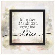 Plaque-Layered Grace-Falling Down Is An Accident... (6 x 6)