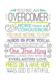 Overcomer Bookmark