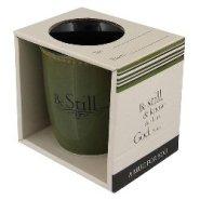 Be Still Sage Green Stoneware Coffee Mug - Psalm 46:10