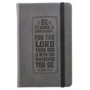 Be Strong Hardcover LuxLeather Notebook with Elastic Closure