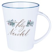 Ceramic Mug Feliz Navidad Luke 2:10