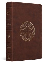 ESV Bible with Creeds and Confessions (TruTone®, Brown, Cross Trefoil Design)