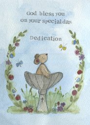 Dedication Card single card Your special day