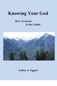 Knowing Your God: How Awesome is the LORD!