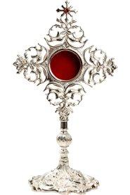 Silver Plated Reliquary H 32 cm