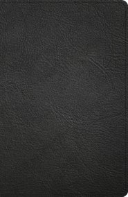 NASB Personal Size Giant Print Bible, Black Genuine Leather