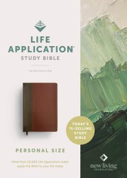 NLT Life Application Study Bible, Third Edition, Personal Size (LeatherLike, Brown/Mahogany, Red Letter)