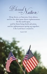 Patriotic Bulletin: Created It (Package of 100)