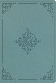 ESV Large Print Compact Bible (TruTone, Paris Sky, Fleur-de-lis Design)