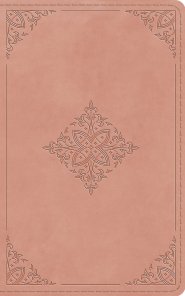 ESV Vest Pocket New Testament with Psalms and Proverbs, Red Letter (TruTone, Blush Rose, Fleur-de-lis Design)