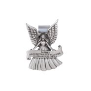 Never Drive Faster Father Angel Visor Clip - Pack of 4