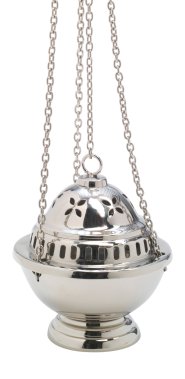 Nickel Plated Thurible H 14 cm