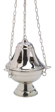 Nickel Plated Thurible H 17cm