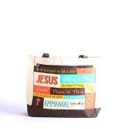 Names Of Jesus Canvas Tote