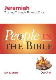 People in the Bible Jeremiah