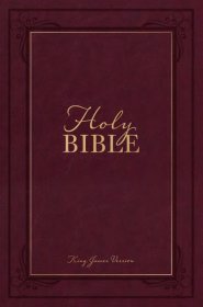 KJV Holy Bible, Compact Giant Print, Garnet