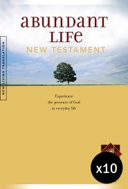 NLT Abundant Life New Testament, Pack of 10