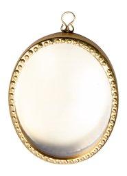 Gold Plated Oval Wall Reliquary H 10 cm
