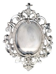 Silver Plated Wall Reliquary H 11 cm