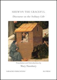 Shem`on the Graceful: Discourse on the Solitary Life