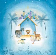 Around The Manger (Pack of 10) Charity Christian Christmas Cards (Compassion)