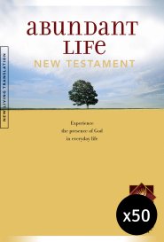 NLT Abundant Life New Testament, Pack of 50