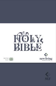 NLT Holy Bible, Navy Blue Flexiback, Leather-Feel, Debossed Detailing, British Text, NLT New Living Translation, Flexiback, Standard size