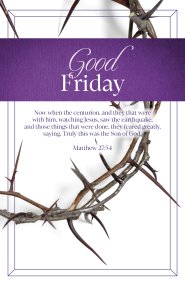 Good Friday Bulletin: Watching Jesus (Package of 100)