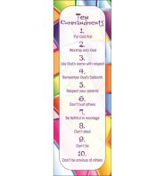 Bookmark: Ten Commandments - Kids