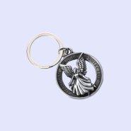 Protect Us Angel Circle Keyring - Pack of 4