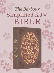 Barbour Simplified KJV Bible—Deluxe Edition [Brown & Rose Floral Inset]