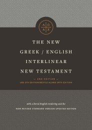 The New Greek/English Interlinear NT (Hardcover)