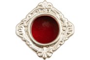 Nickel Plated Pocket Reliquary D 6 cm