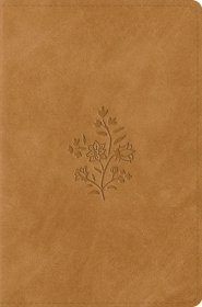 ESV Compact Bible (TruTone, Nubuck Caramel, Wildflower Design)