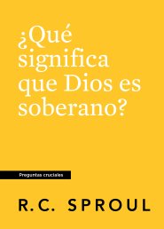 ¿Que significa que Dios es soberano?