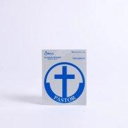 Pastor Scotch Reflective Sticker - Pack of 6