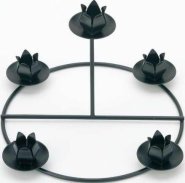 Advent Frame 8 3/4" With Raised Centre Sconce (024B)